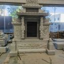 唐山 芝麻灰高档墓碑、土墓，一套也支持定做