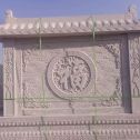唐山 芝麻白花岗岩屏风，照壁，影壁