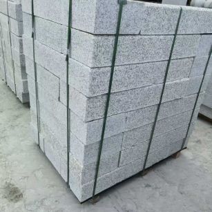 唐山 芙蓉白火烧两面路沿石