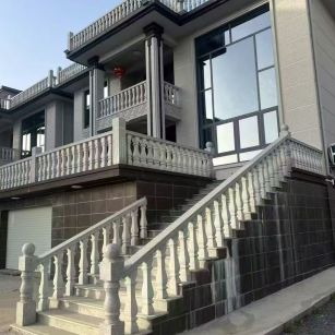唐山 芝麻白别墅阳台栏杆，楼梯栏杆