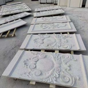 唐山 芝麻白干挂雕花板