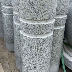 唐山 芝麻白花岗岩挡车柱、隔离柱多少钱