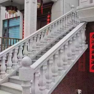 唐山 天然石材 阳台庭院护栏、栏杆