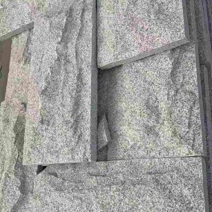 唐山 芝麻白自然面花岗岩成品板