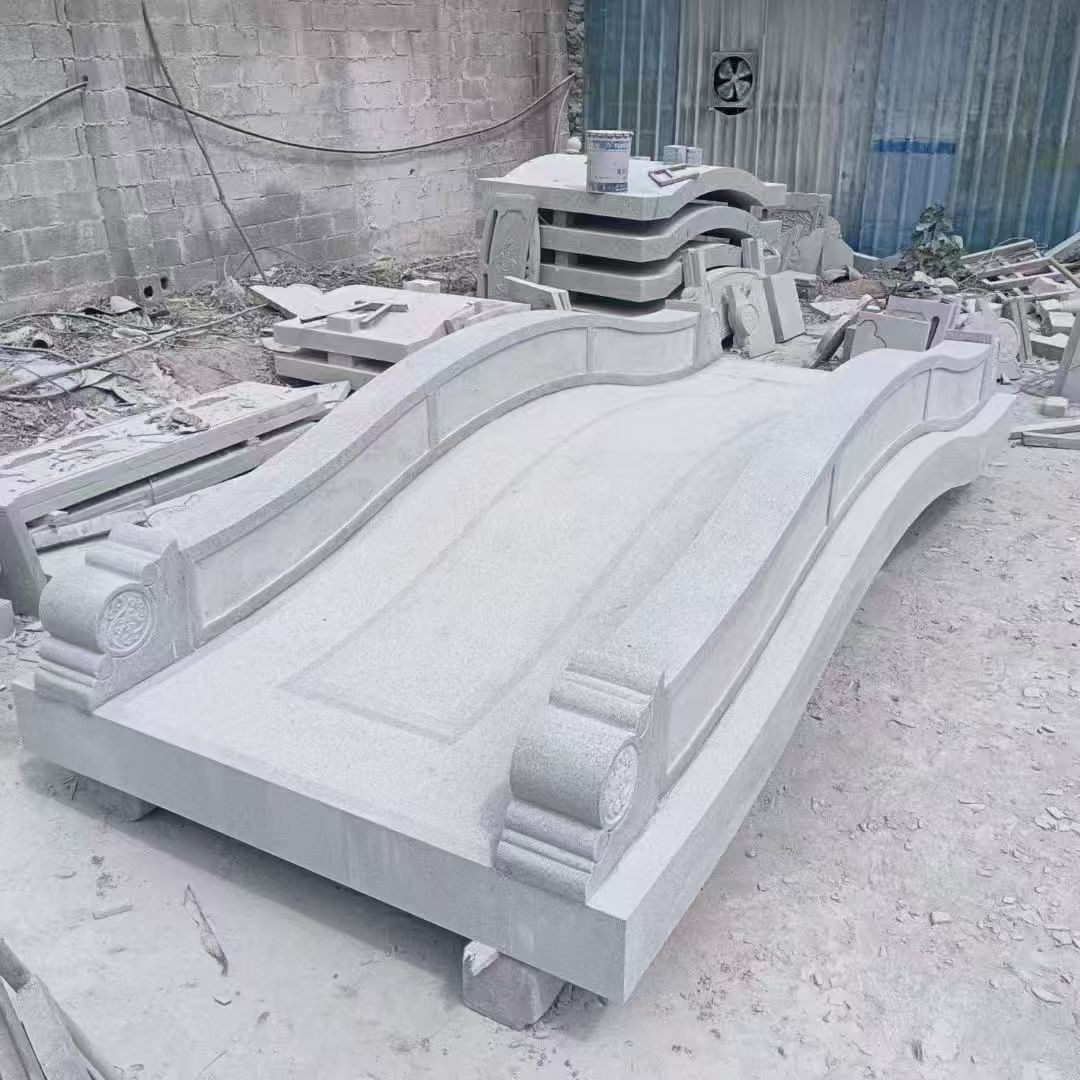 唐山 芝麻灰花岗岩园林景观 小石桥