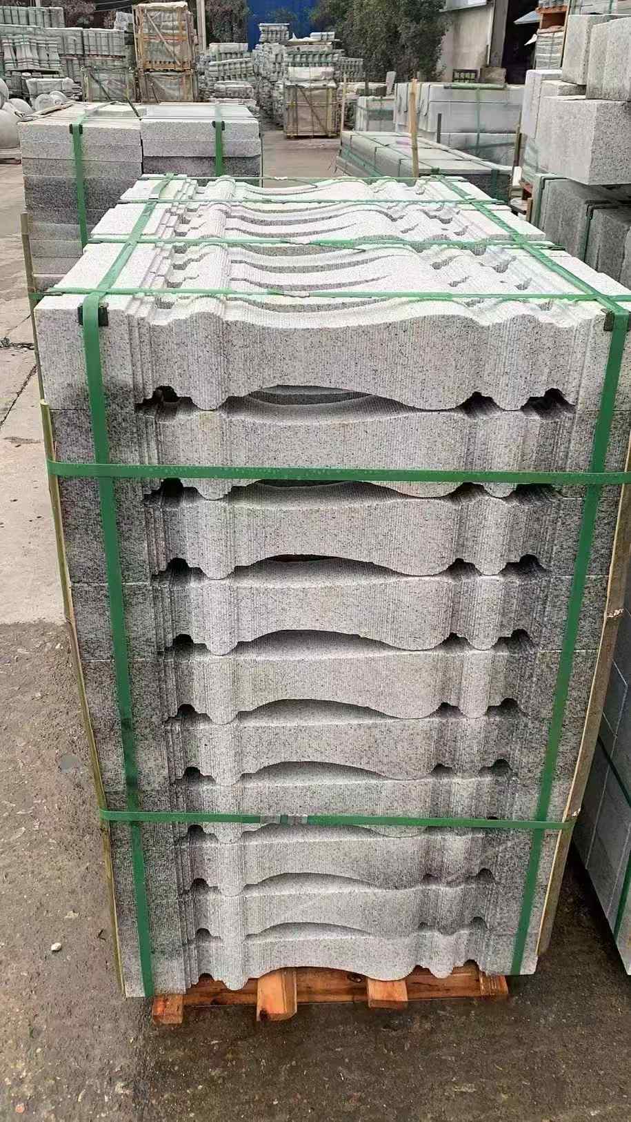 唐山 芝麻白方形拉丝面，栏杆花瓶柱