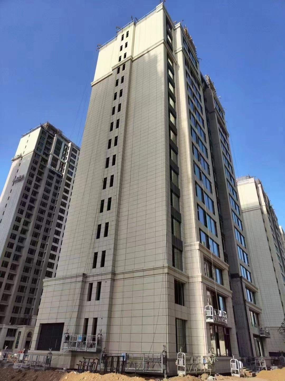 唐山黄金麻高端小区，外墙干挂