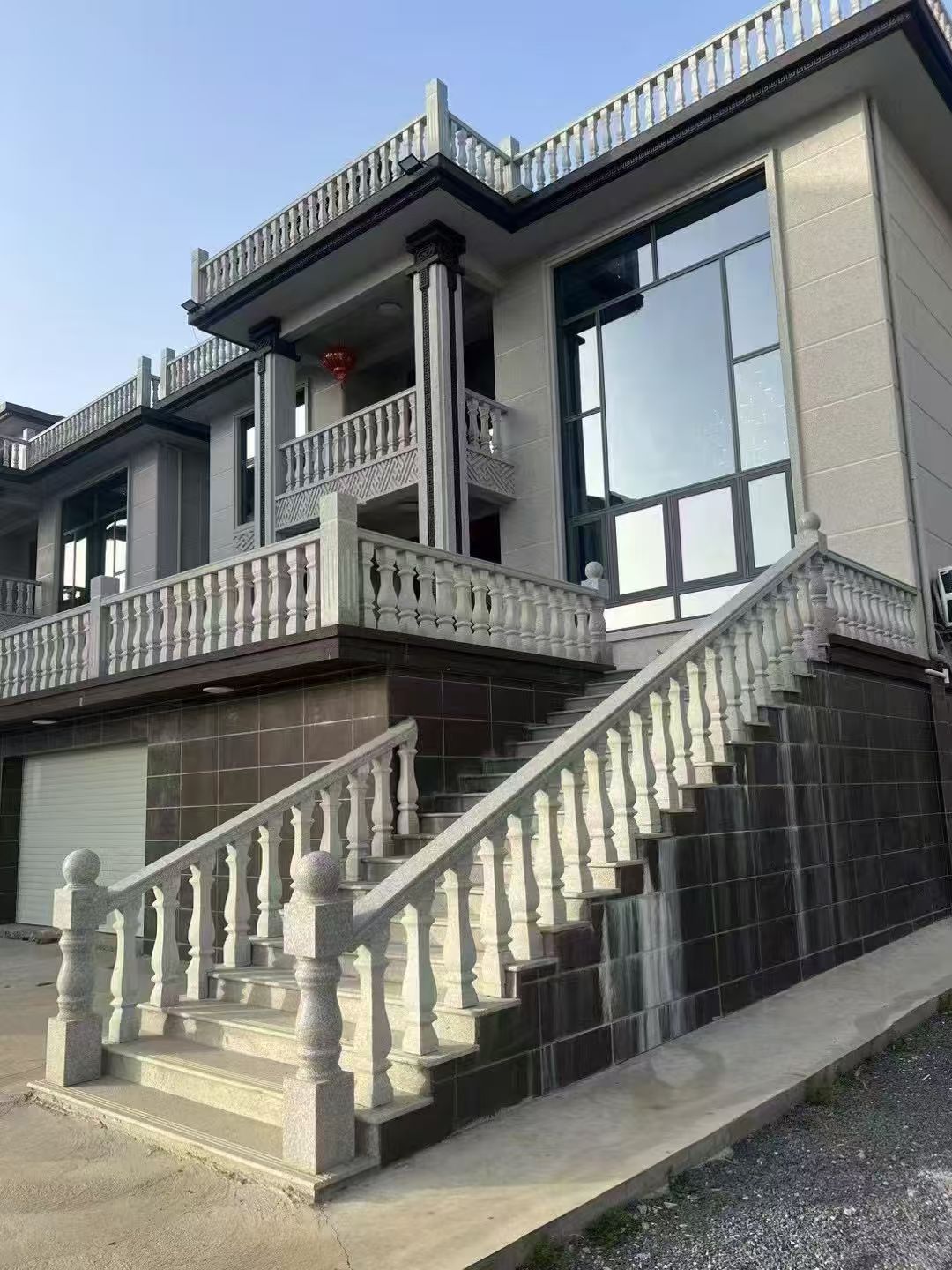 唐山 芝麻白别墅阳台栏杆，楼梯栏杆