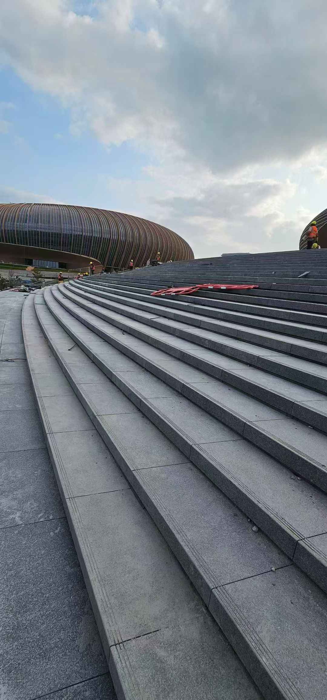 唐山 弧形整石台阶铺装效果图