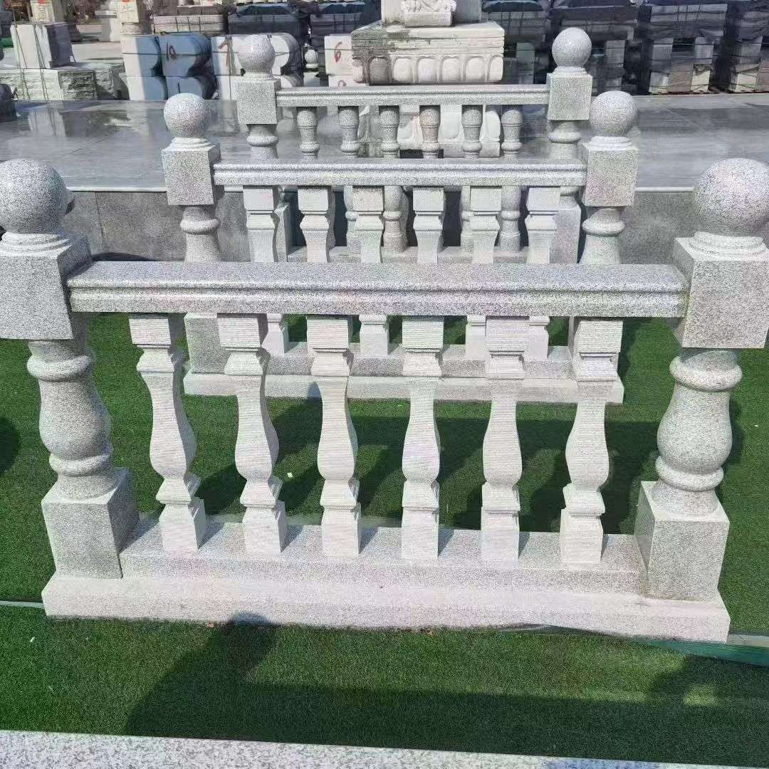 唐山 别墅石材栏杆特写